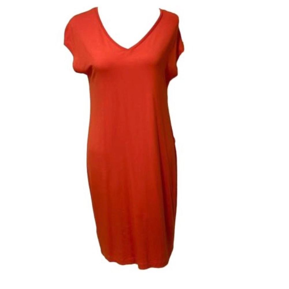 Eileen Fisher Petite orange/red t-shirt, dress size petite small
